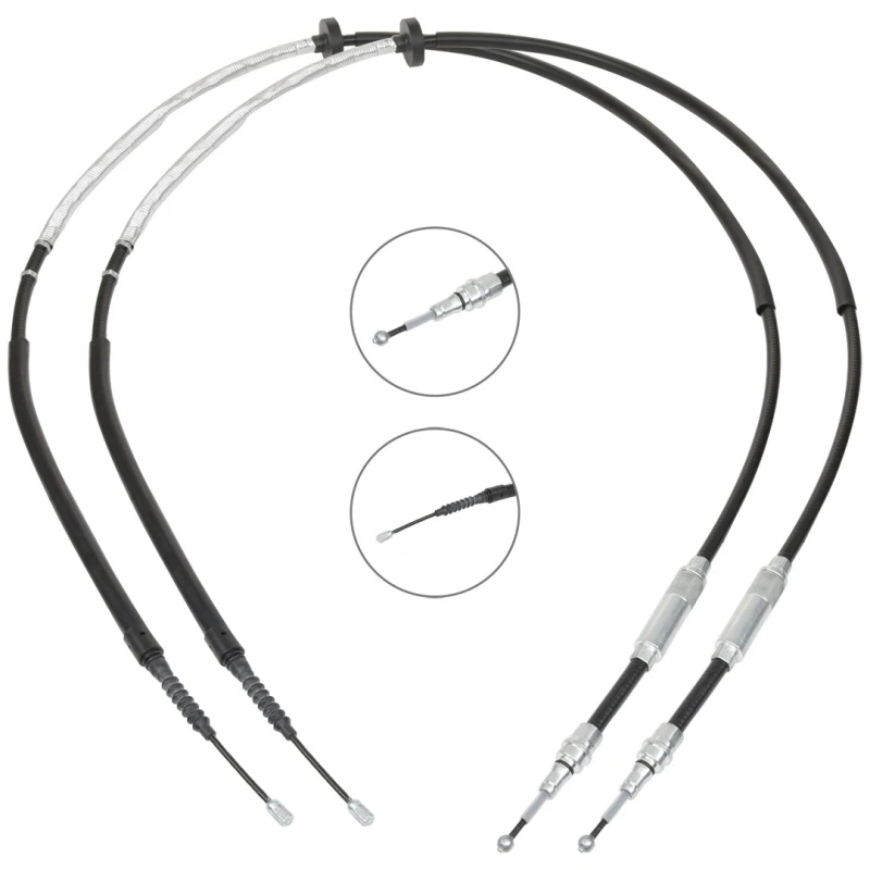 Image of RIDEX 124C1154 Brake Cable Rear, 1835/1660+1835/1660mm Cable,parking brake (124)