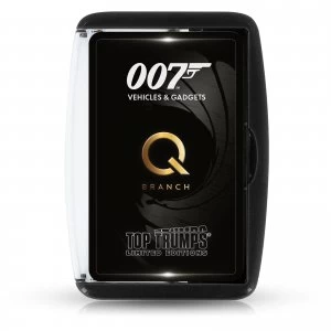 Image of Top Trumps Card Game - James Bond Gadgets and Vehicles (Q Branch) Edition