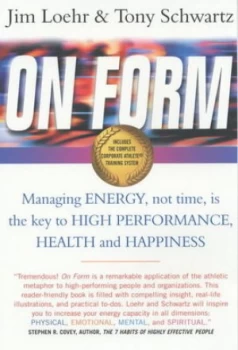 Image of On Form by Jim Loehr Paperback