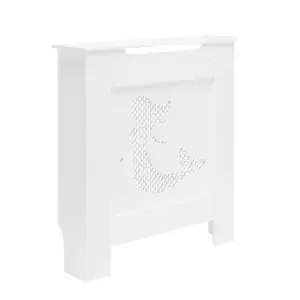 image of Children's Radiator Cover with Mermaid Design in White