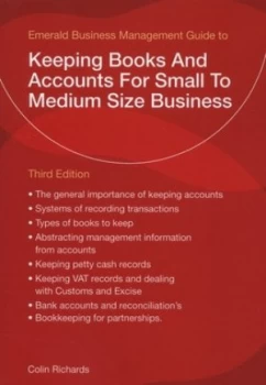 Image of Keeping Books and Accounts for Small to Medium Size Business by Colin Richards Paperback