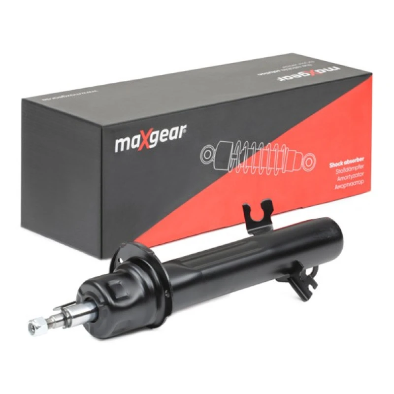 Image of MAXGEAR 11-1045 Shock absorber Front Axle Left, Gas Pressure, Twin-Tube, Suspension Strut, Top pin Shock Absorber (854)