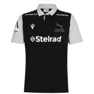 image of Macron Newcastle Home Cotton Jersey Mens - Black