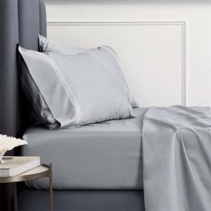 image of Sheridan Palais Lux Flat Sheet - Mercury