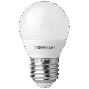 image of Megaman Classic 5.5W LED ES/E27 Golf Ball Cool White 330° 470lm Dimmable - 711114