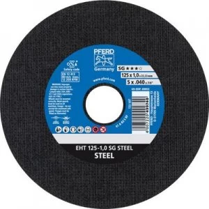 image of PFERD Sg Steel 61341082 Cutting disc (straight) 125mm 22.23mm 25 pc(s)