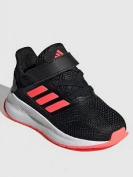Image of Adidas Runfalcon Infant Trainers - Black/Pink
