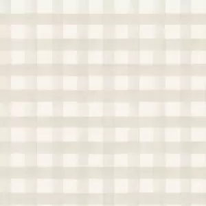 image of Holden Decor Watercolour Gingham Beige Wallpaper