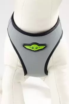 Image of The Mandalorian Dog Harness - Size: S/M - Grey