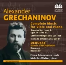Image of Alexander Grechaninov: Complete Music for Viola and Piano