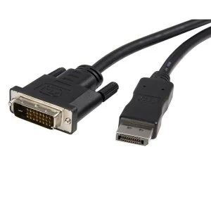 Image of StarTech 6ft DisplayPort to DVI Video Converter Cable MM