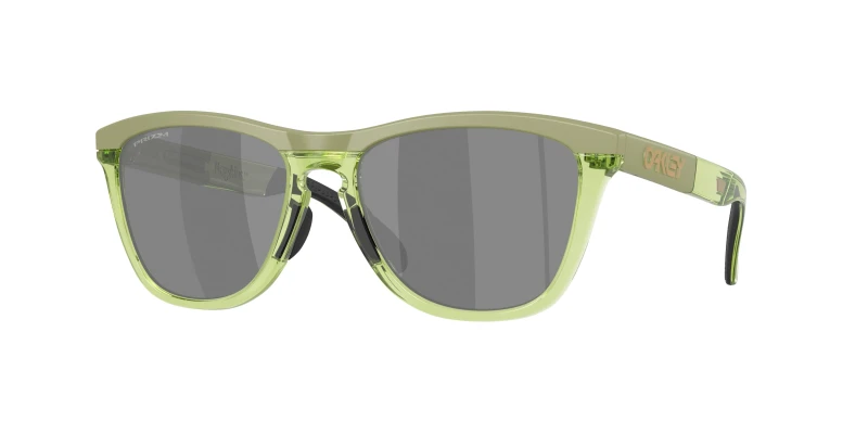 Image of Oakley Unisex Oakley OO9503 FROGSKINS RANGE XL 950307 Sunglasses O_matter Green Grey Round Normal Green Sunglasses Unisex O_matter