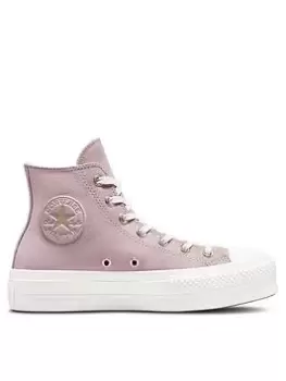 Converse Chuck Taylor All Star Lift - Pink/White, Size 4, Women