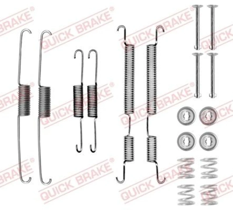Image of QUICK BRAKE Brake shoe fitting kit QUICK BRAKE 105-0813
