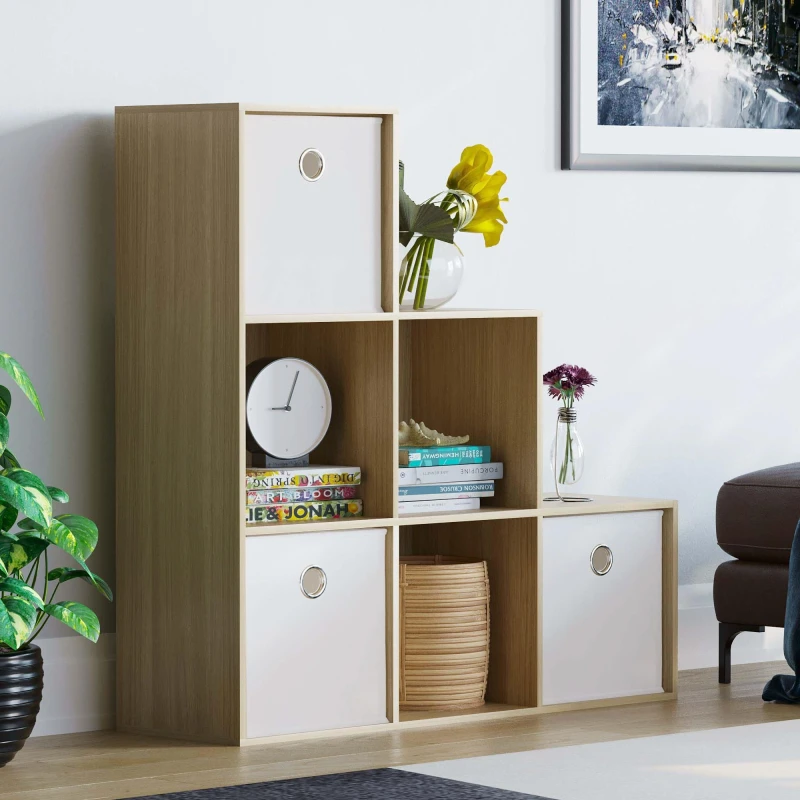 Image of Lassic 6 Cube Storage Unit (O) + Set of 3 Storage Cubes White unisex 6 Unit