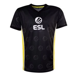 image of ESL - Victory E-Sports Mens Large Jersey - Black/Yellow