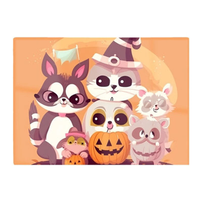 Image of Warren Reed Designer Pets Trick Or Treat Chopping Board