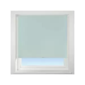 Image of Swish Cordless Blackout Roller Blind, Duck Egg, W90 Cm x D170 Cm