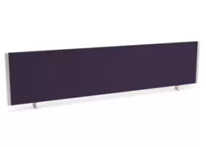 Image of Impulse/Evolve Plus Bench Screen 1800 Bespoke Tansy Purple Silver Frame