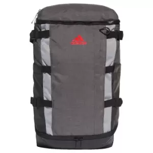 Image of Adidas Rucksack Backpack (One Size) (Dark Grey Heather/ Scarlet)