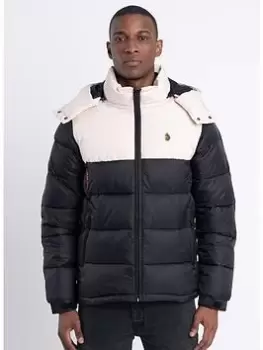 Image of Luke 1977 Hooded Jacket - Black/White, Size 2XL, Men