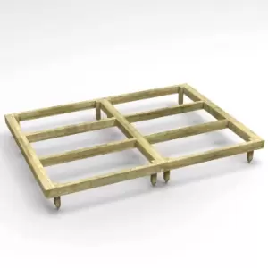 image of Power 16'x4' Shed Base Kit