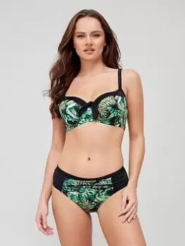 Image of DORINA Kano Extra Light Padded Bikini Top, Green, Size 32D, Women