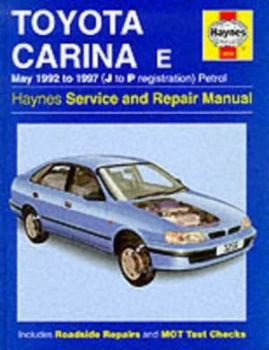 Image of Toyota Carina E Service and Repair Manual by John S Mead and A. K Legg Hardback