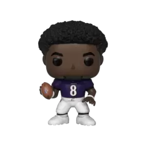 image of NFL Baltimore Ravens Lamar Jackson Funko Pop! Vinyl