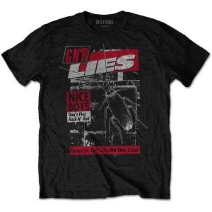 Image of Guns N' Roses - Nice Boys Mens Large T-Shirt - Black