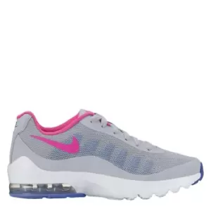 Image of Nike Air Max Invigor Junior Girls Trainers - Grey