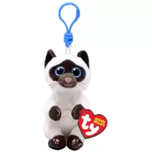 Image of Ty Beanie Bellies Key Clip - Miso Cat, Multi