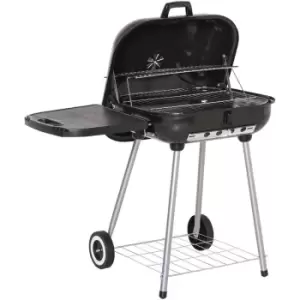 Image of Outsunny - Portable Charcoal Steel Grill BBQ Outdoor Picnic Camping Backyard w/