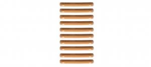 Image of Wickes Unvarnished Pull Door Handle - Beech 110mm Pack of 10