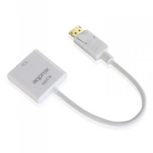 image of Approx (APPC16) DisplayPort To HDMI Female Converter - White