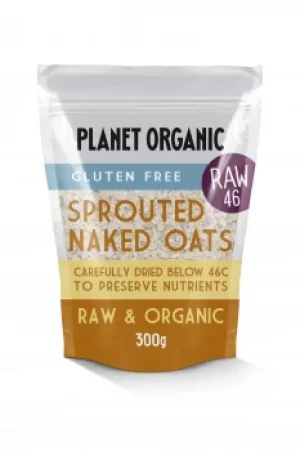 image of Planet Organic Sprouted Rolled Naked Oats 300g