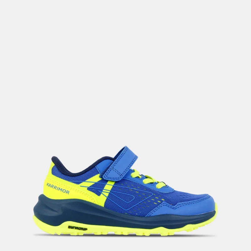 Image of Karrimor Tempo Trail Trainers Boys Blue/Lime male C10 (28)