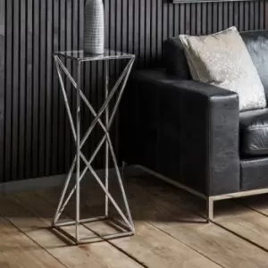 Image of Crossland Grove Monza Side Table Silver Small