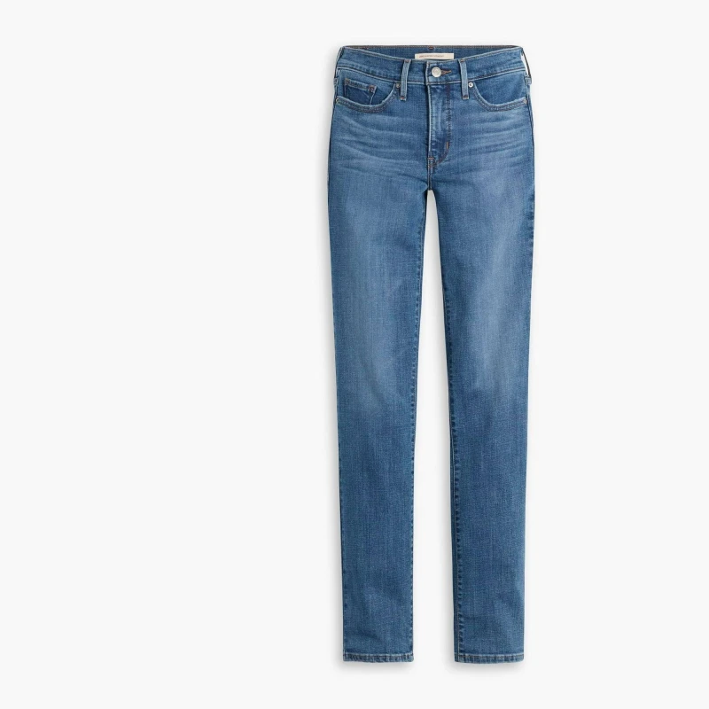 Image of Levis 314 Shaping Straight Jeans - Blue Blue 26 L32