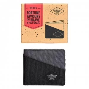 Image of Gentlemens Hardware Bi Fold Wallet - Black/Grey
