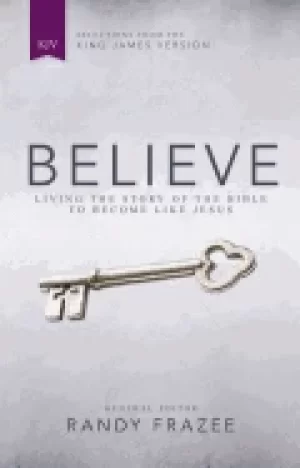 Image of kjv believe hardcover living the story of the bible to become like jesus