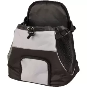 image of Flamingo Front Pet Carrier Sybil Black And Grey 518123