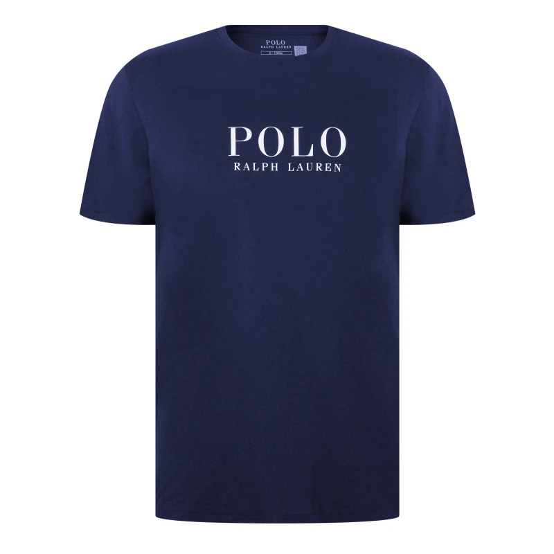 Image of Polo Ralph Lauren Box Logo T-Shirt Cruise Navy male 2XL