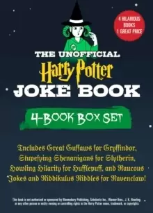 Image of The Unofficial Harry Potter Joke Book 4-Book Box Set : Includes Great Guffaws for Gryffindor, Stupefying Shenanigans for Slytherin, Howling Hilarity f