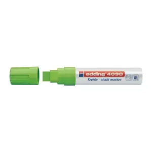 Image of Marqueur a la craie 4090 vert clair graduation 4-15mm pointe conique Edding