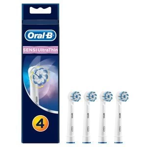 image of Oral B Sensi Ultra Thin Toothbrush Replacement Heads 4Pcs