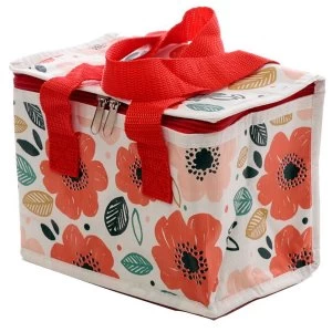 Image of Poppies Woven Cool Bag Lunch Box