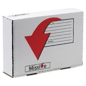 image of 20 x Missive Value Mailing Box A4 Pre-printed address and sender