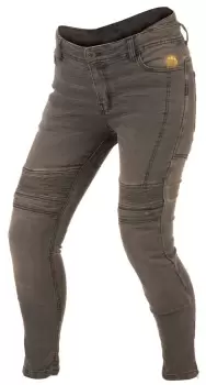 Image of Trilobite Micas Urban Ladies Motorcycle Jeans, grey, Size 30 for Women, grey, Size 30 for Women