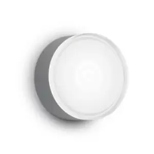 Image of Urano 1 Light Flush Ceiling Light Anthracite